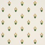 Schumacher Moira Hand Print Marigold Wallpaper