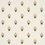 Schumacher Moira Hand Print Marigold Wallpaper