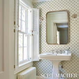 Schumacher Moira Hand Print Marigold Wallpaper