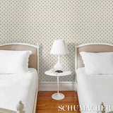 Schumacher Moira Hand Print Marigold Wallpaper