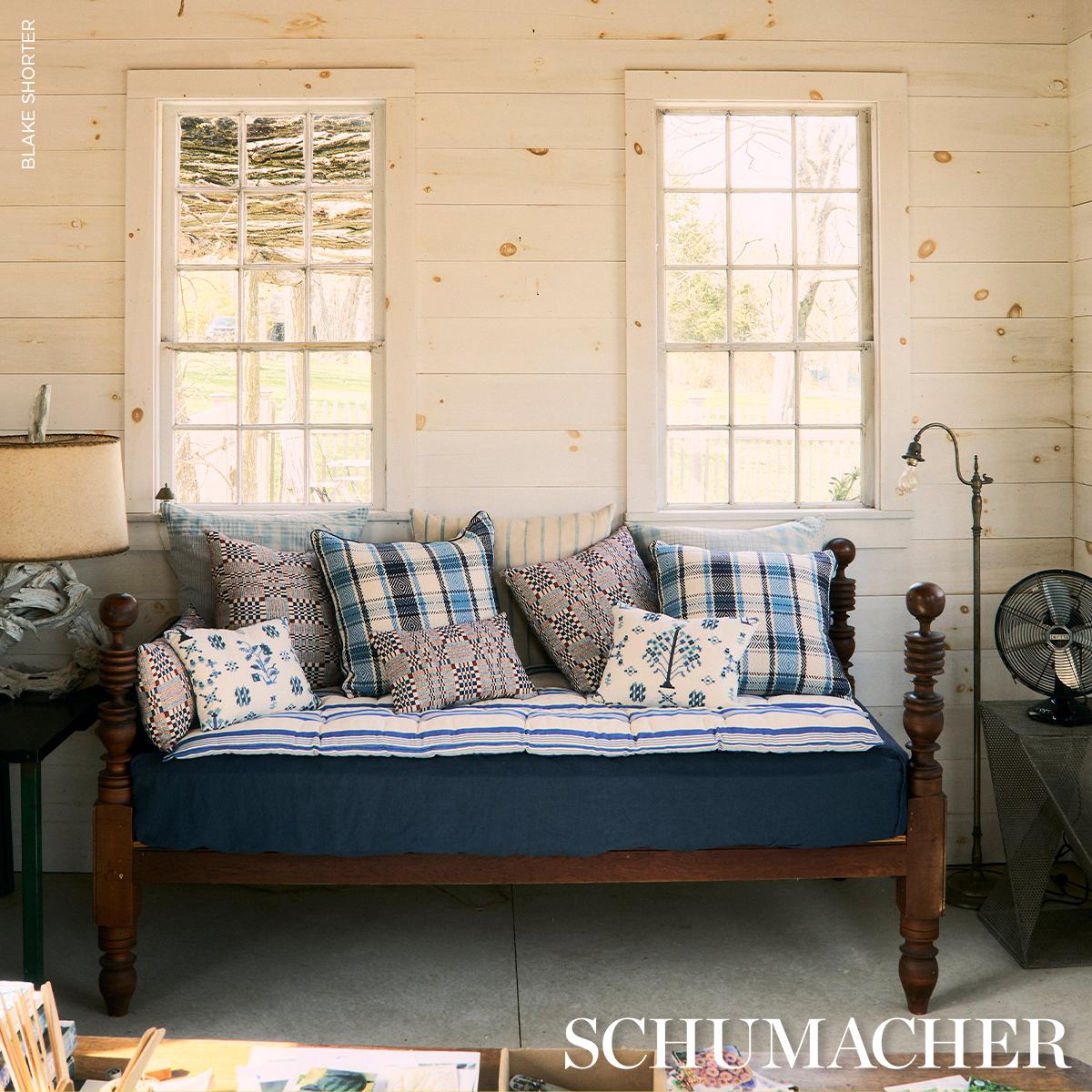 Schumacher Brimfield Americana Fabric