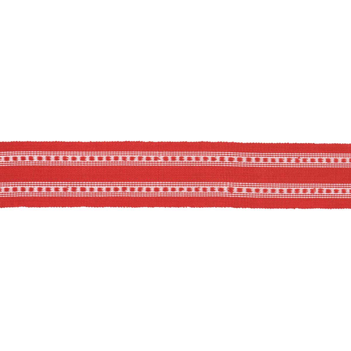 Schumacher Red Lubeck Tape