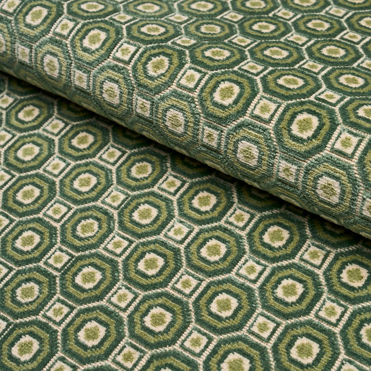 Schumacher Jardin Trianon Cut Velvet