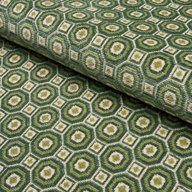 Schumacher Jardin Trianon Cut Velvet