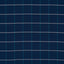 Schumacher Frannie Windowpane Navy Fabric