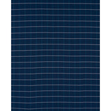 Schumacher Frannie Windowpane Navy Fabric