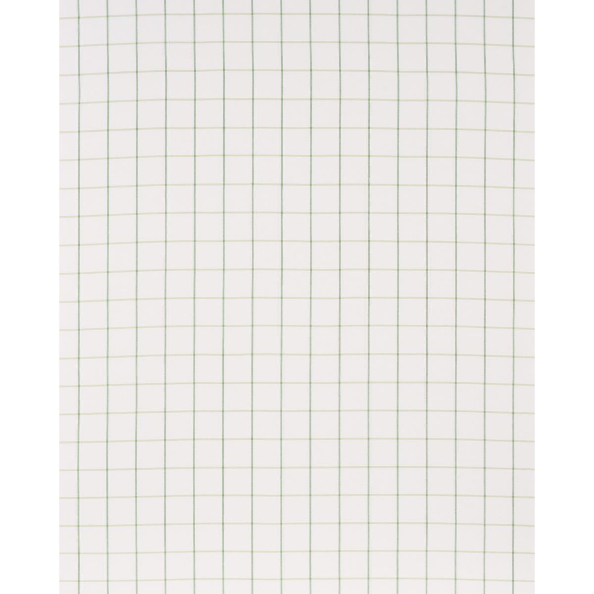 Schumacher Frannie Windowpane Leaf Green Fabric