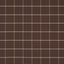 Schumacher Frannie Windowpane Chocolate Fabric