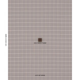 Schumacher Frannie Windowpane Chocolate Fabric