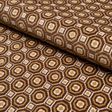 Schumacher Trianon Cut Velvet Bisque Fabric