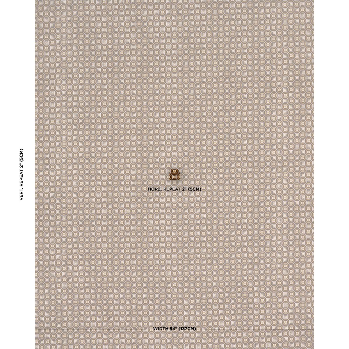 Schumacher Trianon Cut Velvet Bisque Fabric