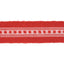 Schumacher Red Lubeck Tape Narrow