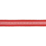 Schumacher Red Lubeck Tape Narrow