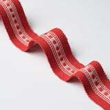 Schumacher Red Lubeck Tape Narrow