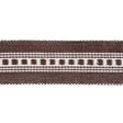 Schumacher Brown Lubeck Tape Narrow