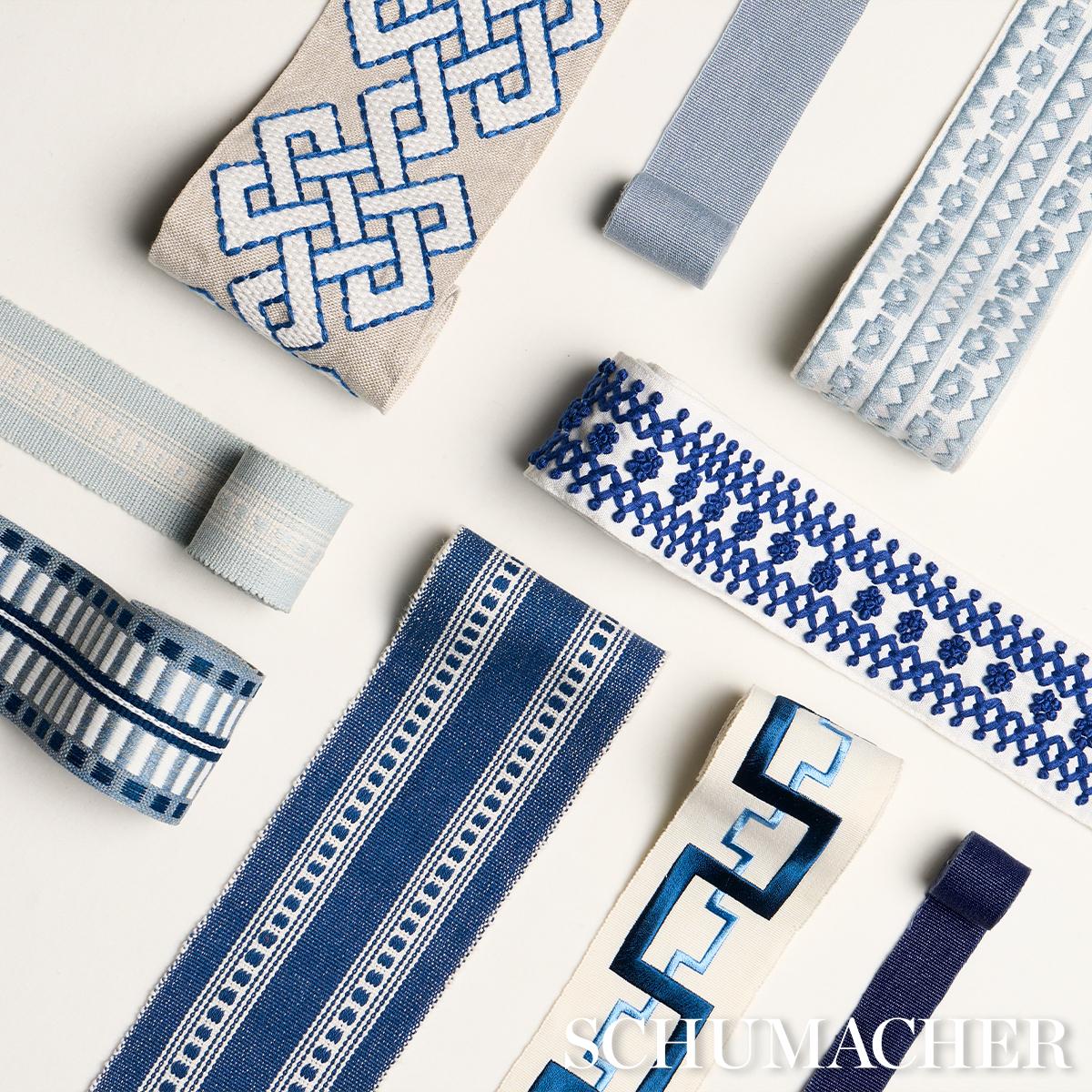 Schumacher Sky Lubeck Tape Narrow