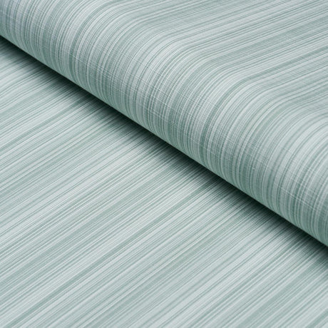 Schumacher Gracie Solid Stri Mint Green Fabric