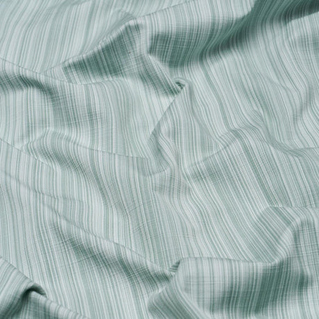 Schumacher Gracie Solid Stri Mint Green Fabric