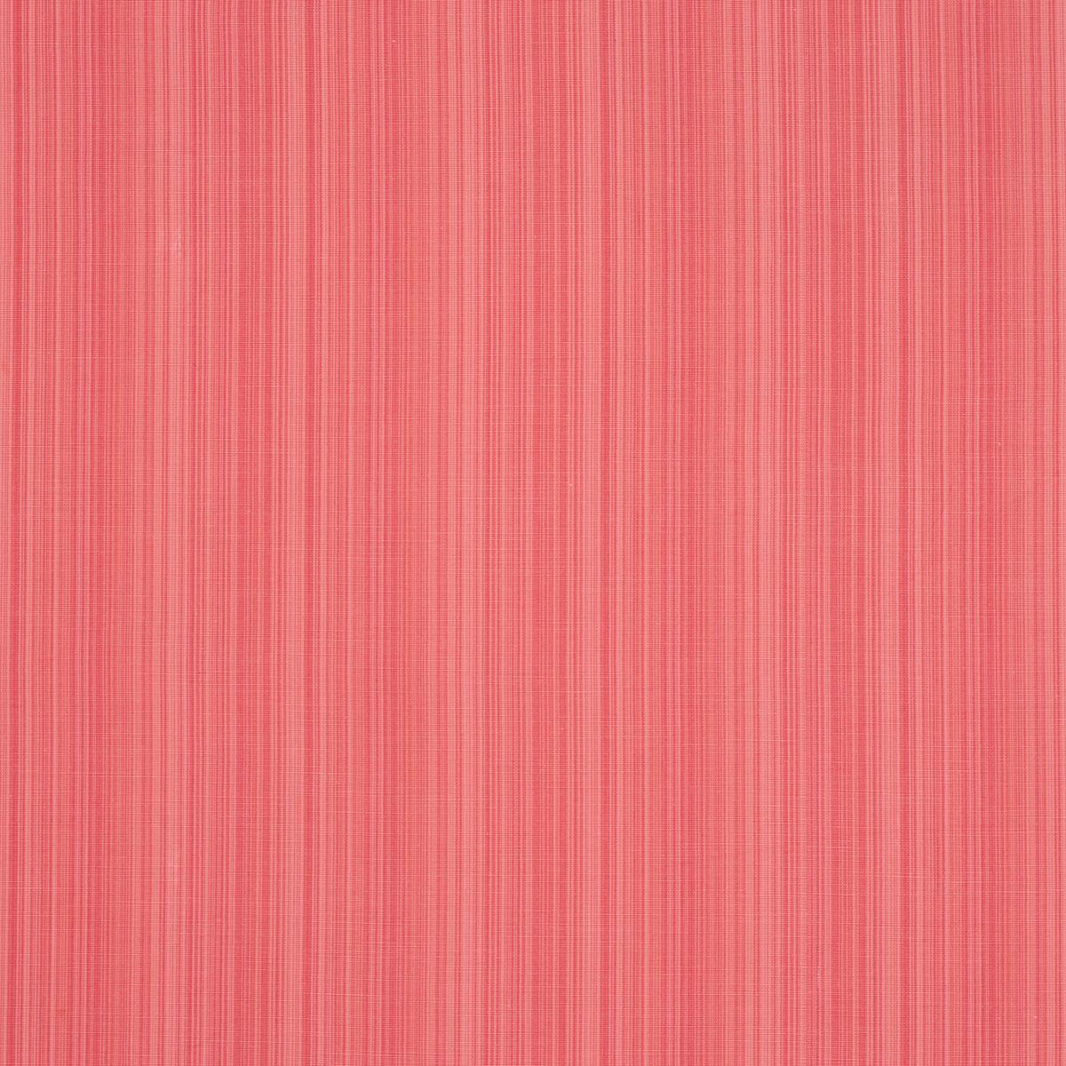 Schumacher Gracie Solid Stri Coral Fabric