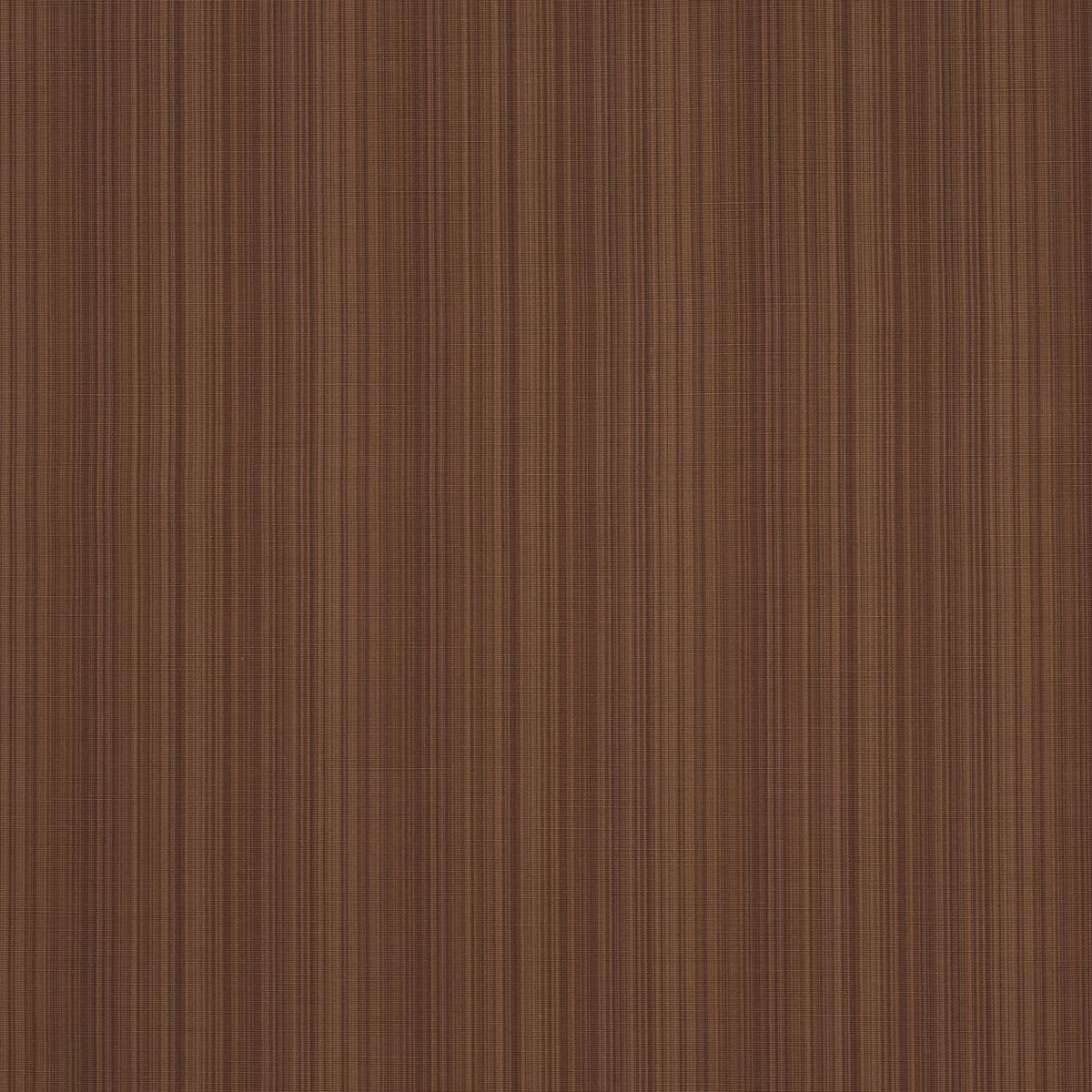 Schumacher Gracie Solid Stri Brown Fabric