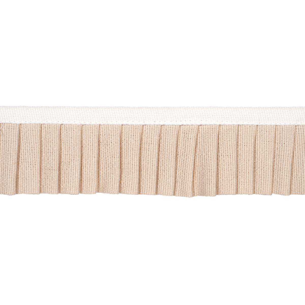 Schumacher Neutral Clara Pleated Tape