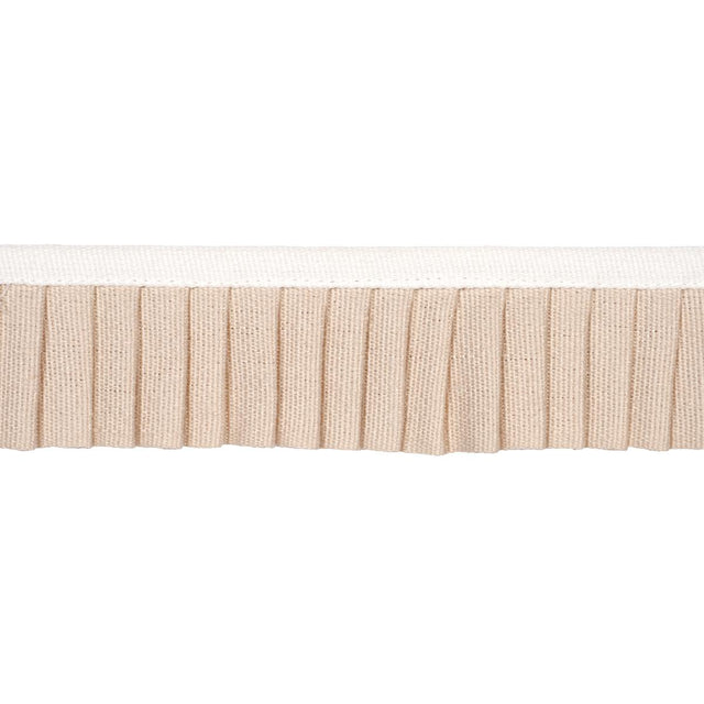 Schumacher Neutral Clara Pleated Tape