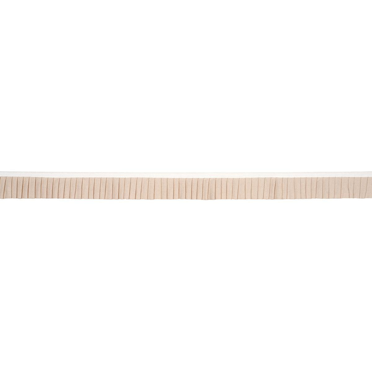 Schumacher Neutral Clara Pleated Tape