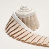 Schumacher Neutral Clara Pleated Tape