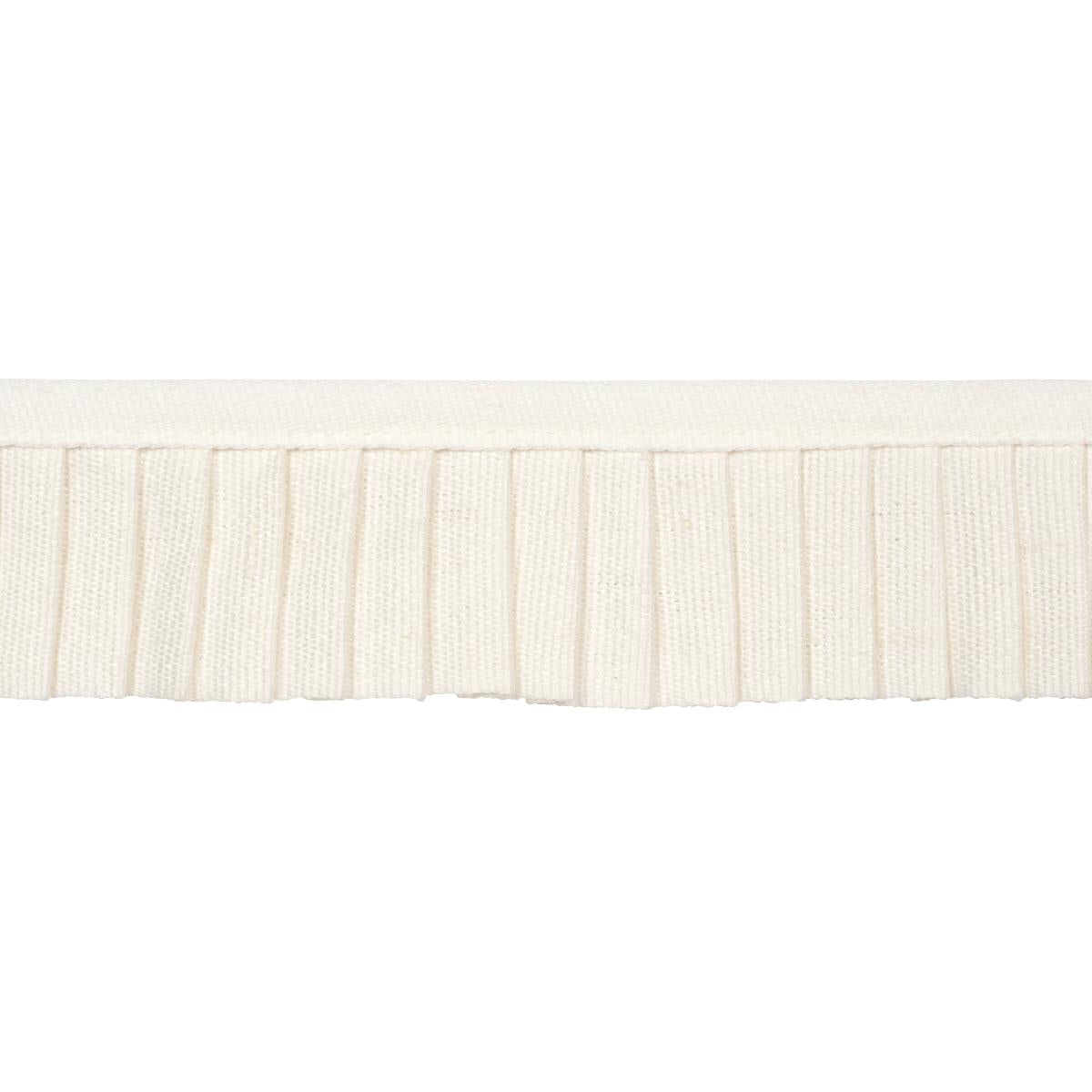 Schumacher Ivory Clara Pleated Tape