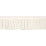 Schumacher Ivory Clara Pleated Tape