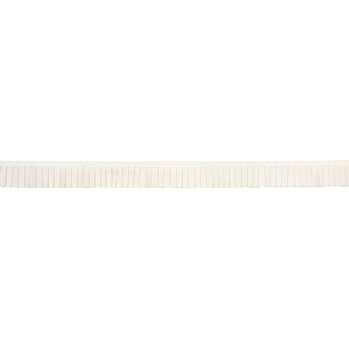 Schumacher Ivory Clara Pleated Tape