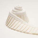 Schumacher Ivory Clara Pleated Tape