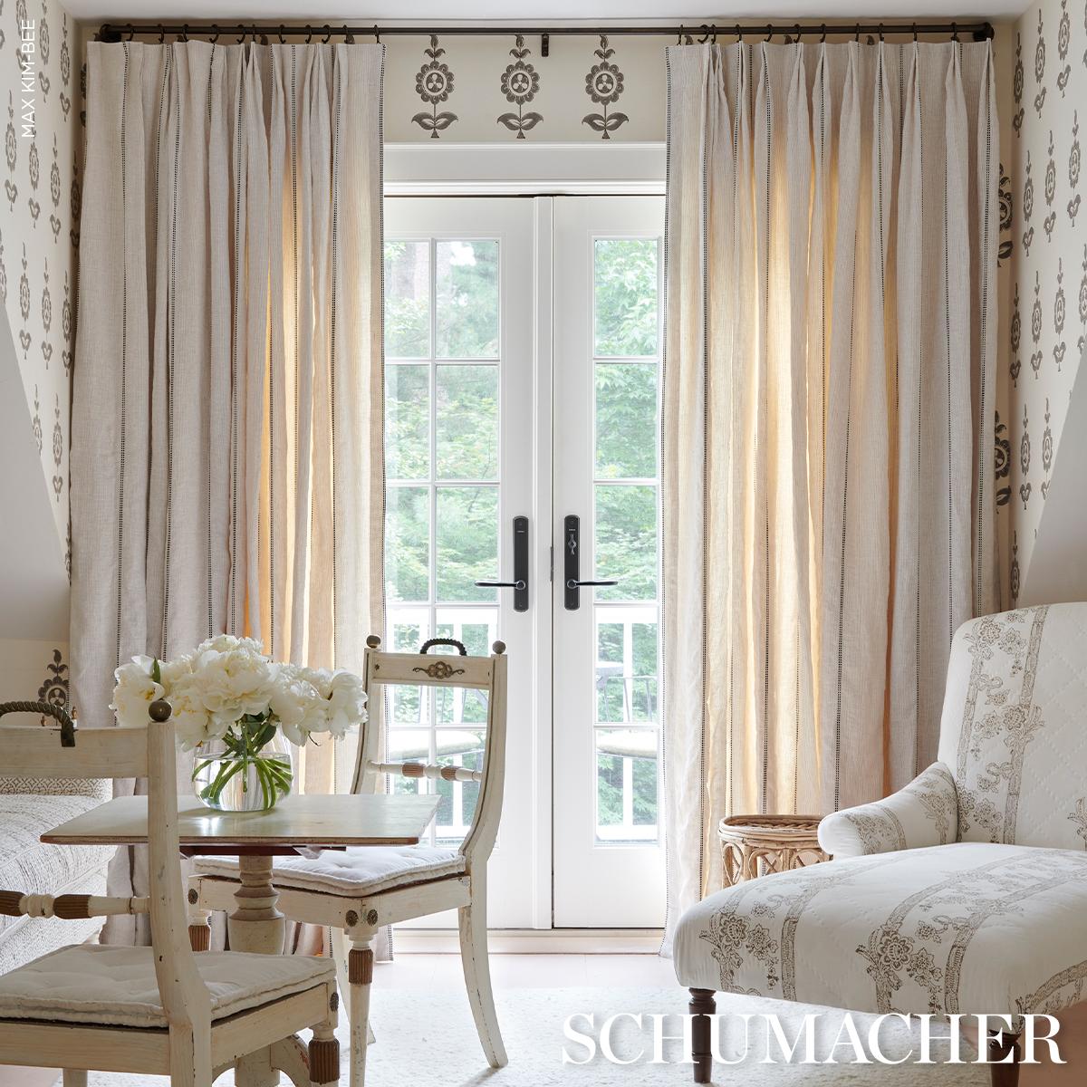 Schumacher Clyde Sheer Driftwood Fabric