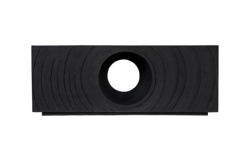 Phillips Collection Void Black Stone Coffee Table