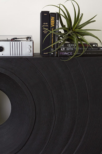 Phillips Collection Void  Table Black Stone Console