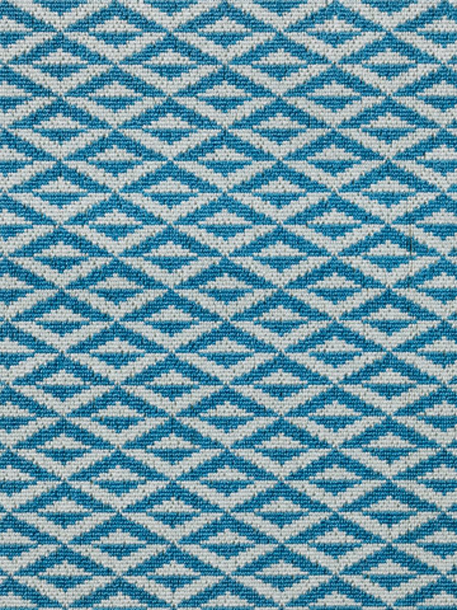 Scalamandre Origami Epingle Aqua Fabric