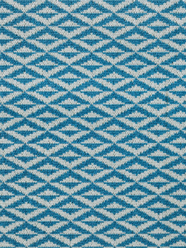 Scalamandre Origami Epingle Aqua Fabric