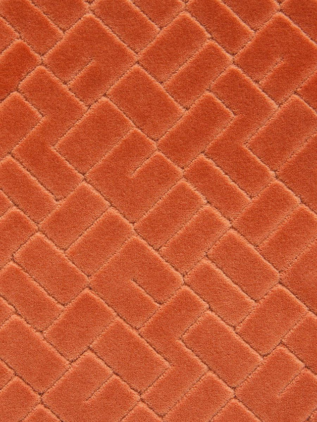 Scalamandre Vallauris Velvet Terracotta Fabric