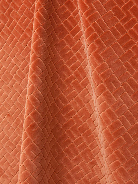 Scalamandre Vallauris Velvet Terracotta Fabric