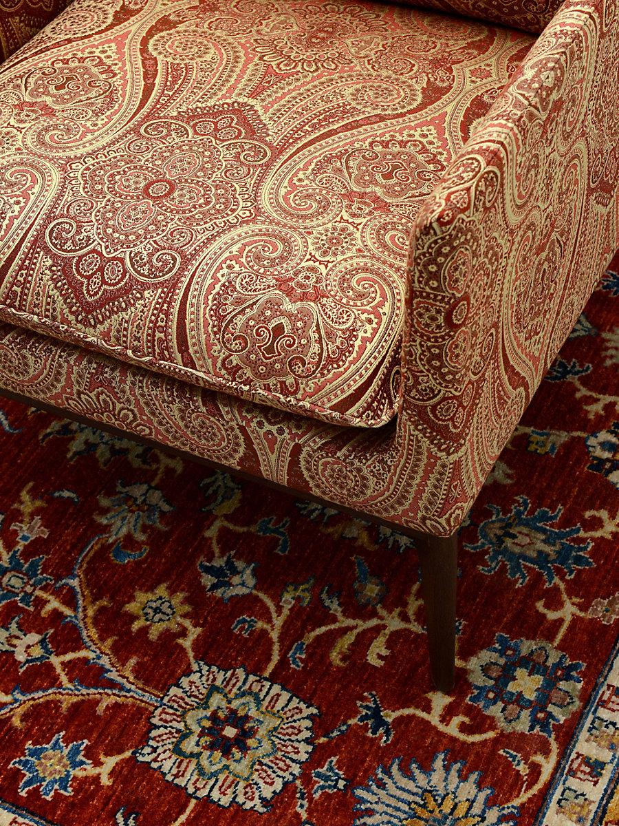 Scalamandre Paisley Jacquard Faience Fabric