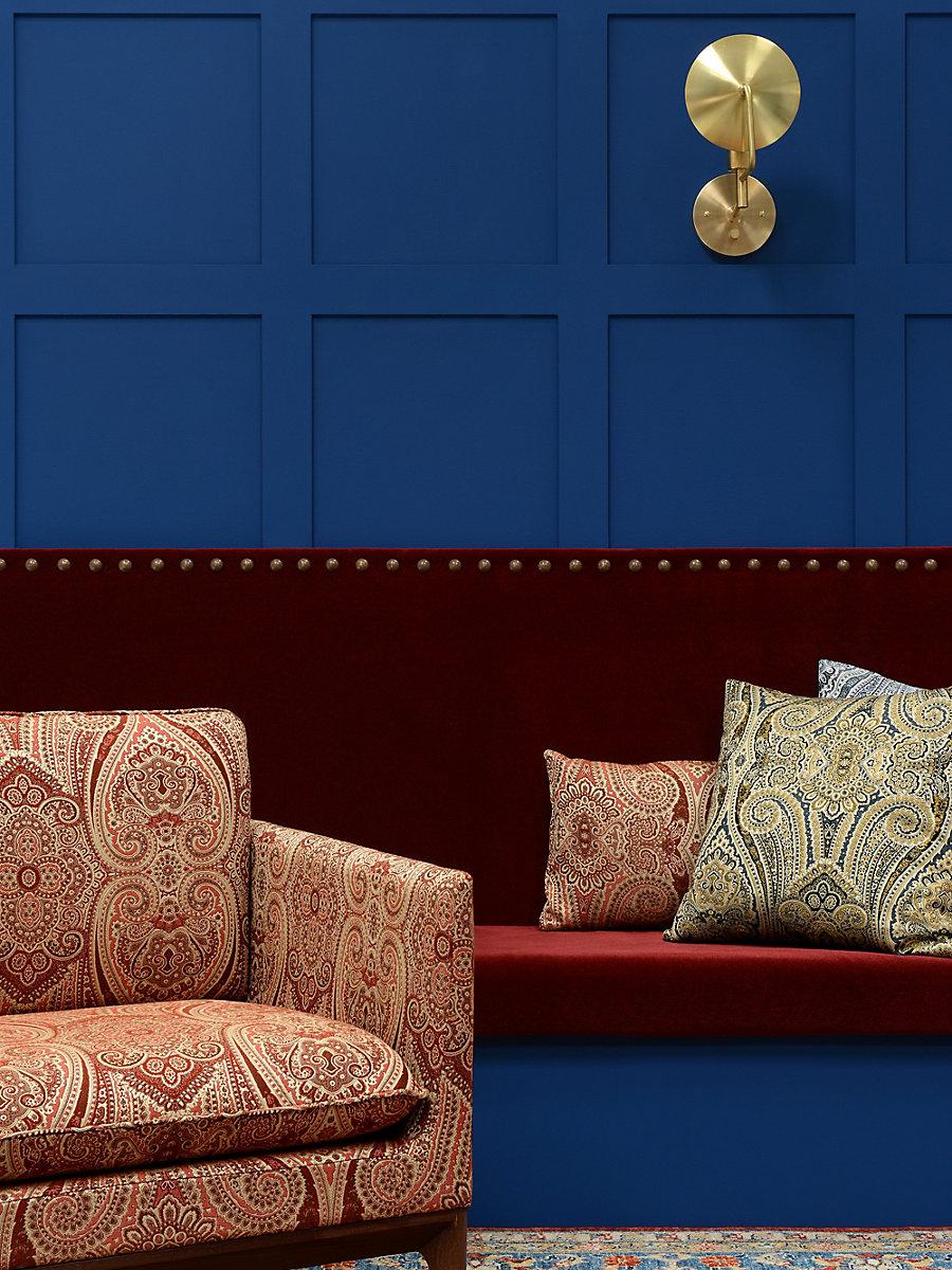 Scalamandre Paisley Jacquard Faience Fabric