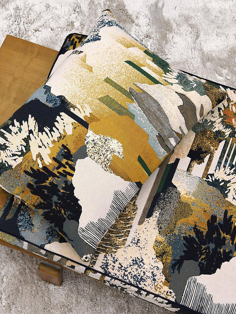 Scalamandre Merlin Tapestry Heure Bleue Fabric