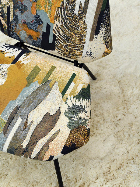 Scalamandre Merlin Tapestry Heure Bleue Fabric