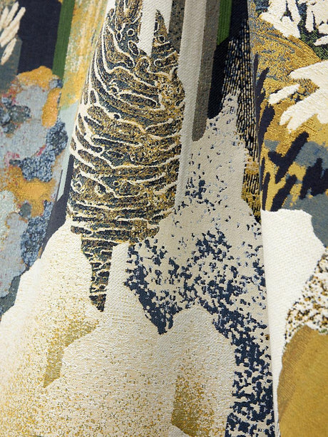 Scalamandre Merlin Tapestry Heure Bleue Fabric