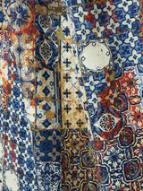 Scalamandre Azulejos Tapestry Brun Fabric
