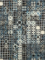 Scalamandre Azulejos Tapestry Ciel Fabric