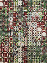 Scalamandre Azulejos Tapestry Laque Fabric