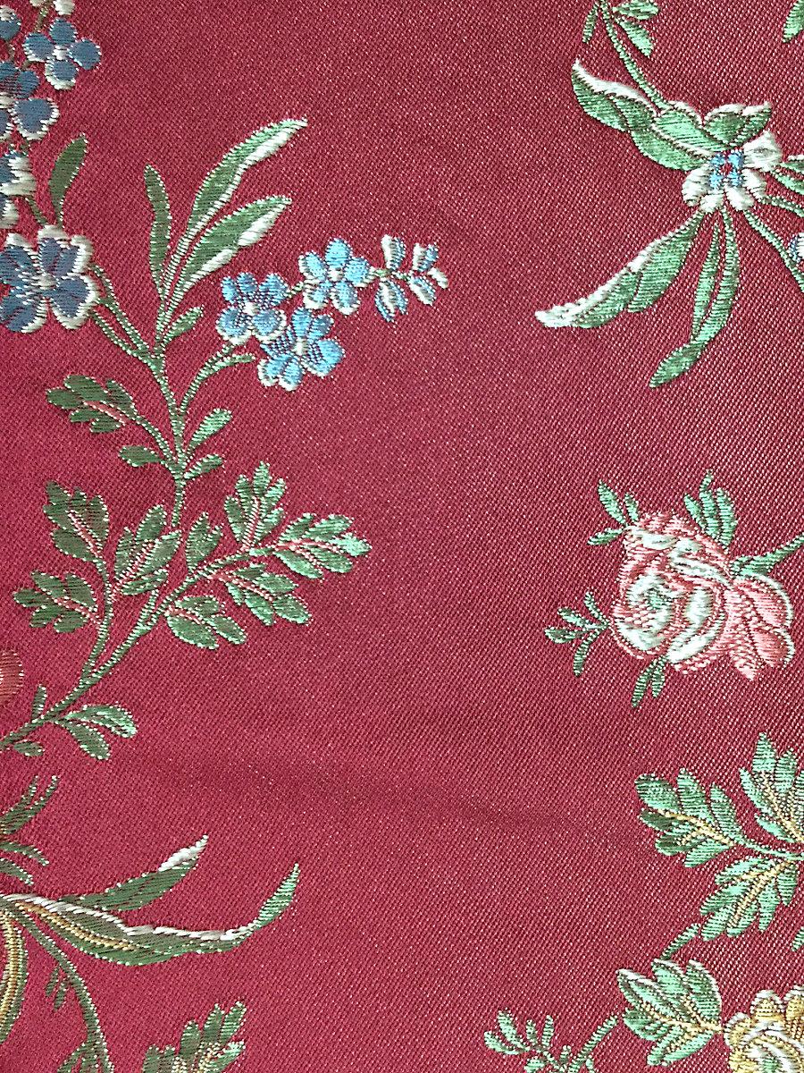 Scalamandre Albatros Lampas Red Fabric