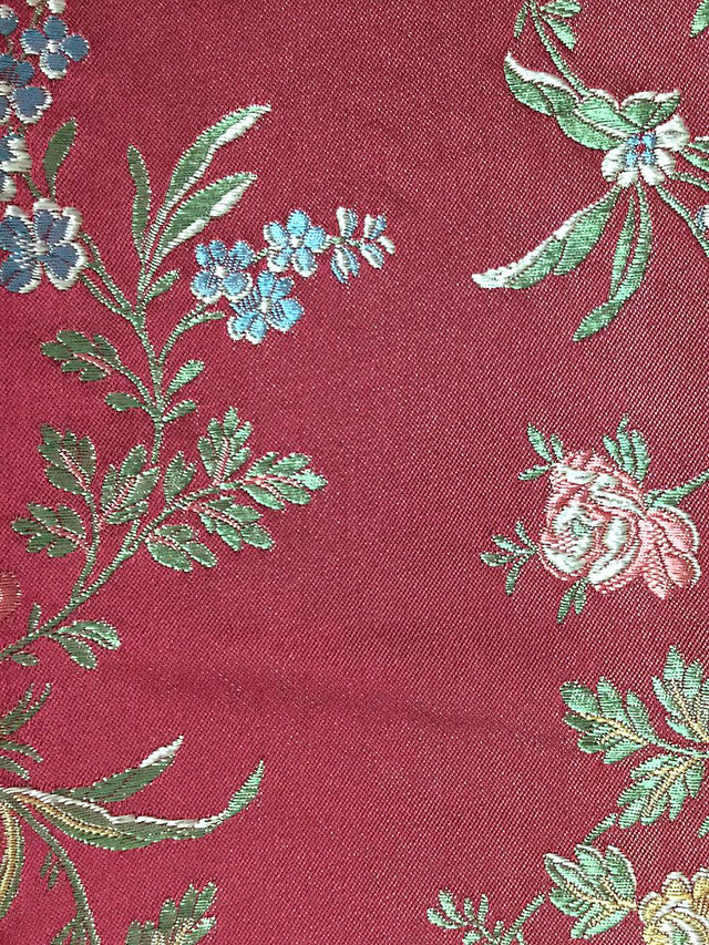 Scalamandre Albatros Lampas Red Fabric