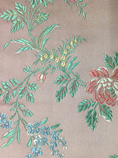 Scalamandre Albatros Lampas Rose Fabric